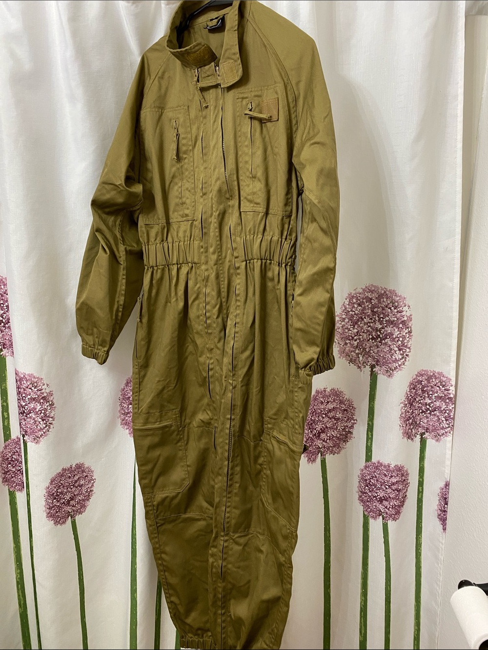Women’s Olive Military Utility JumpSuit . Size S